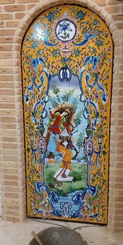 نمونه کارشده کاشی سنتیTraditional tile work example